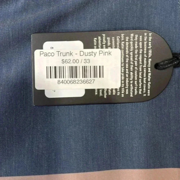 Katin Paco Trunk - Dusty Pink - Size 33 - Picture 5 of 5